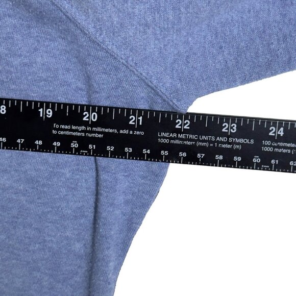 Vans Women's Size Large Illuminati With Cross Bones Blue Long Sleeve Sweater L - Picture 2 of 8